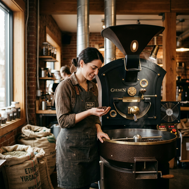 Artisan coffee roasting process