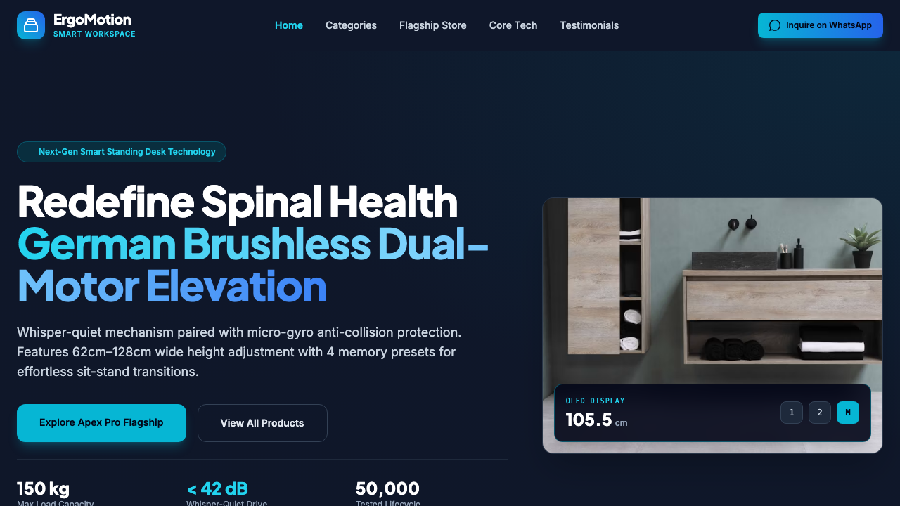 ErgoMotion Smart Workspace Premium